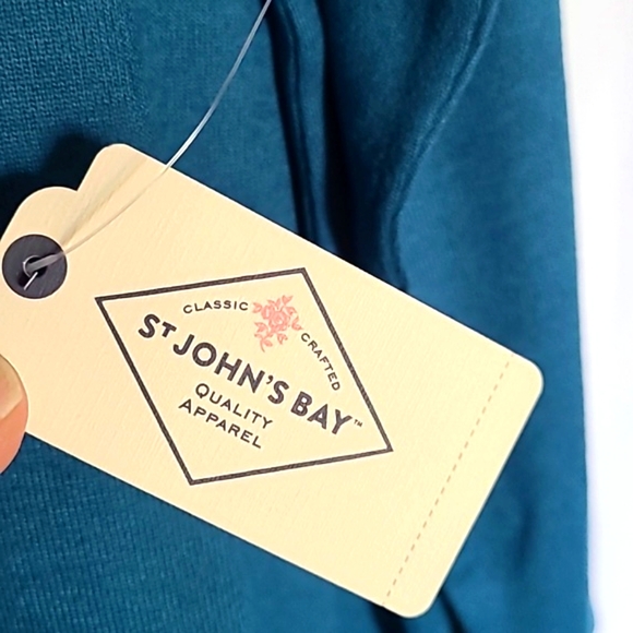 St. John's Bay Womens Cowl Neck Long Sleeve Tunic Top Size Large - Picture 5 of 15